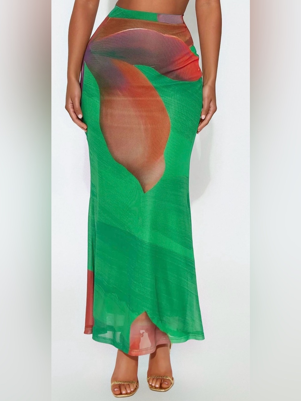 Fashion Nova double lined tube top & Mesh Maxi Skirt❤️ - Picture 2 of 10